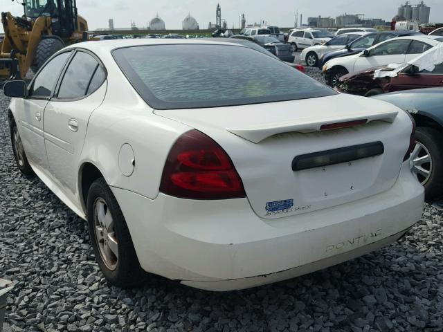 2G2WP552161251480 - 2006 PONTIAC GRAND PRIX WHITE photo 3