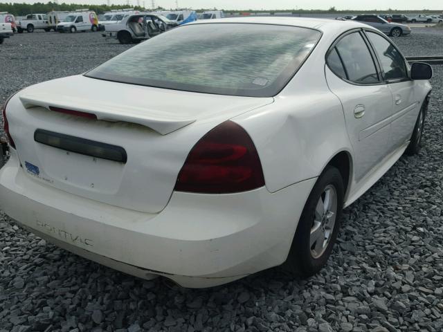2G2WP552161251480 - 2006 PONTIAC GRAND PRIX WHITE photo 4