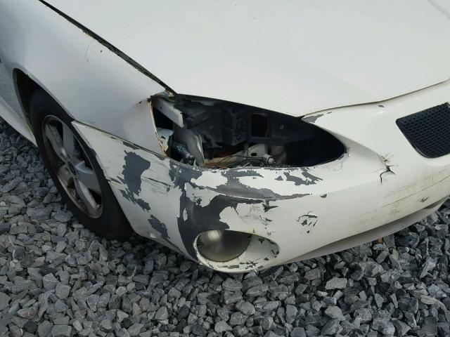 2G2WP552161251480 - 2006 PONTIAC GRAND PRIX WHITE photo 9