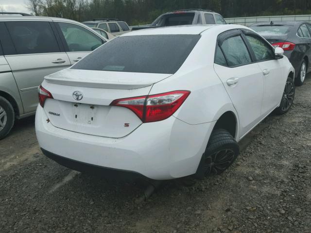 2T1BURHE2FC420620 - 2015 TOYOTA COROLLA L WHITE photo 4