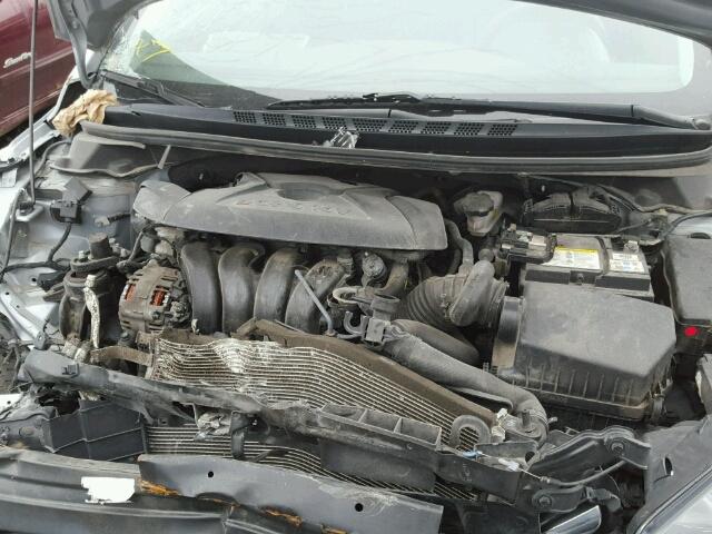 5NPDH4AEXFH548420 - 2015 HYUNDAI ELANTRA SE SILVER photo 7