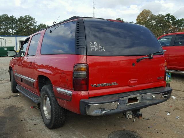 3GKEC16T11G180319 - 2001 GMC YUKON XL RED photo 3