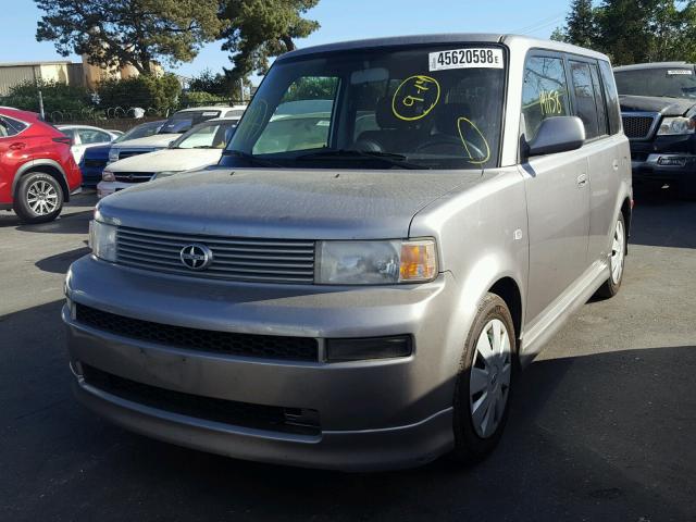 JTLKT324964096573 - 2006 TOYOTA SCION GRAY photo 2