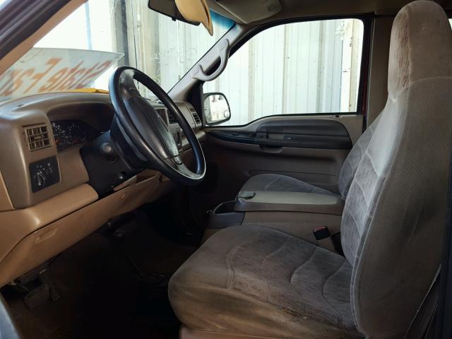 1FTNX21L9XEC19249 - 1999 FORD F250 Марун фото 5