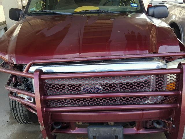 1FTNX21L9XEC19249 - 1999 FORD F250 MAROON photo 7