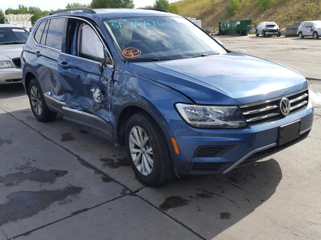 3VV2B7AX3JM126215 - 2018 VOLKSWAGEN TIGUAN SE Синій фото 1