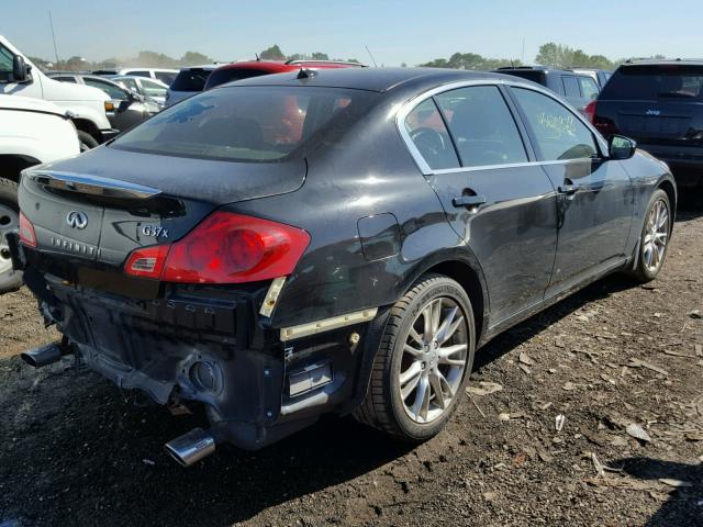 JN1CV6AR8BM408503 - 2011 INFINITI G37 BLACK photo 4