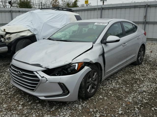 KMHD84LF9HU248085 - 2017 HYUNDAI ELANTRA SE SILVER photo 2