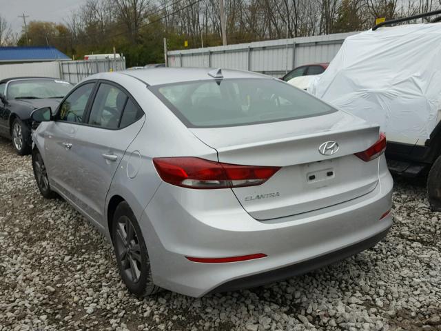 KMHD84LF9HU248085 - 2017 HYUNDAI ELANTRA SE SILVER photo 3