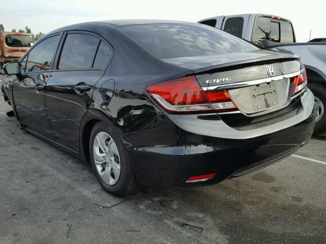 19XFB2F59FE288636 - 2015 HONDA CIVIC LX BLACK photo 3