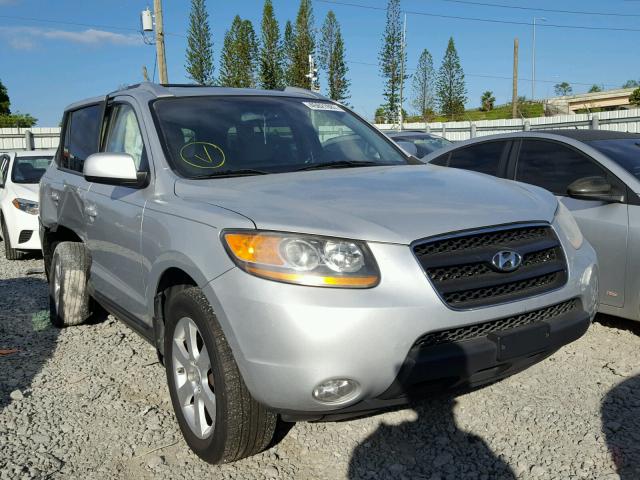 5NMSH13E98H195168 - 2008 HYUNDAI SANTA FE S SILVER photo 1