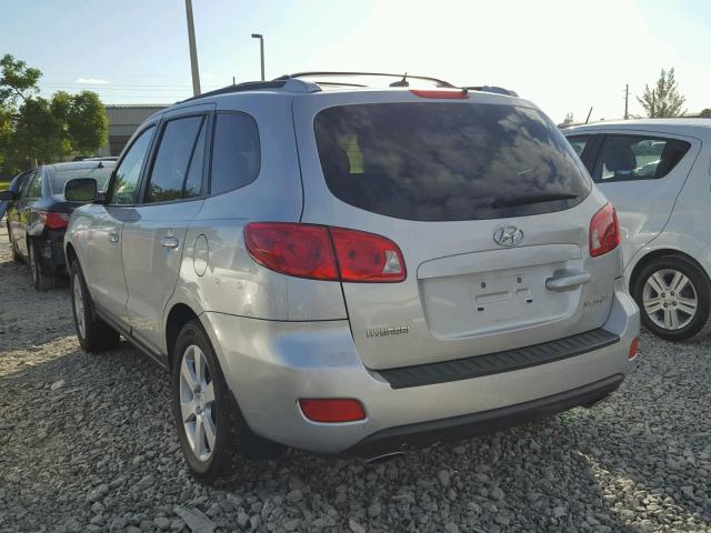 5NMSH13E98H195168 - 2008 HYUNDAI SANTA FE S 银色 照片 3