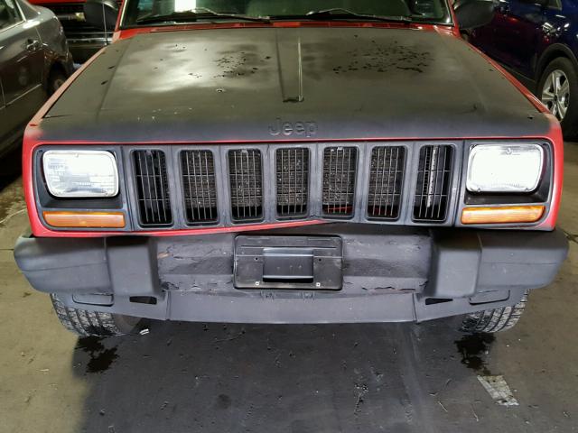 1J4FJ68S9VL510315 - 1997 JEEP CHEROKEE RED photo 9