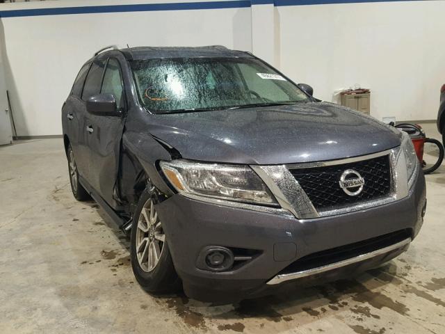 5N1AR2MN1EC618666 - 2014 NISSAN PATHFINDER GRAY photo 1