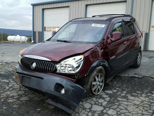 3G5DB03E02S511570 - 2002 BUICK RENDEZVOUS MAROON photo 2