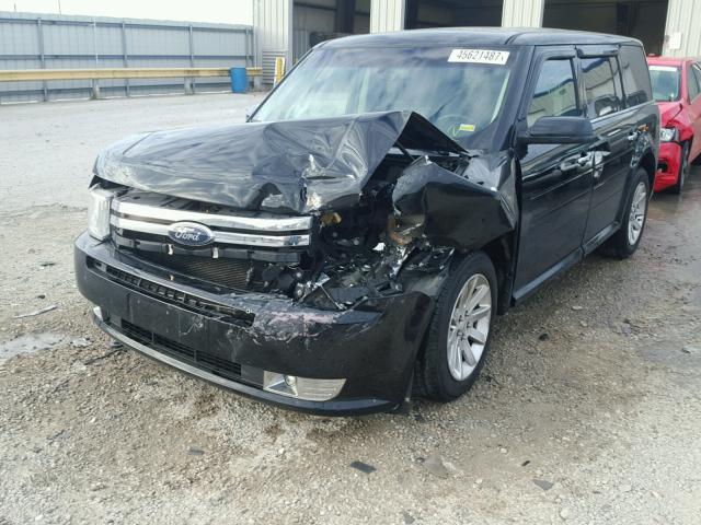 2FMDK52C79BA77777 - 2009 FORD FLEX SEL BLACK photo 2