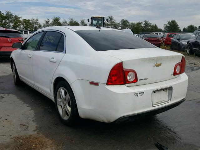 1G1ZG57BX9F100892 - 2009 CHEVROLET MALIBU LS 白色 照片 3