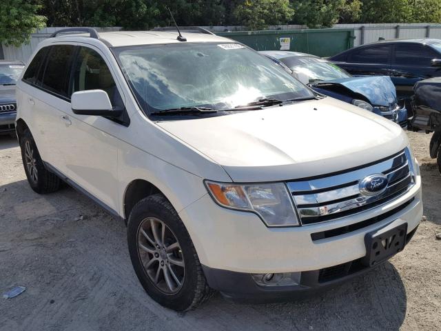 2FMDK48C98BB30754 - 2008 FORD EDGE SEL WHITE photo 1