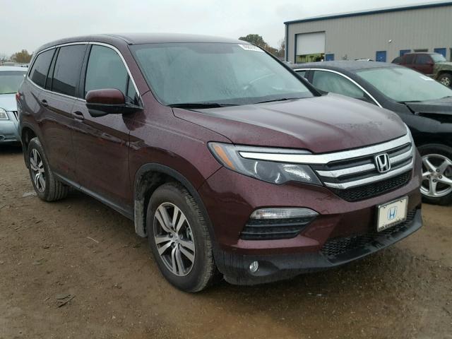 5FNYF6H37GB103530 - 2016 HONDA PILOT EX MAROON photo 1