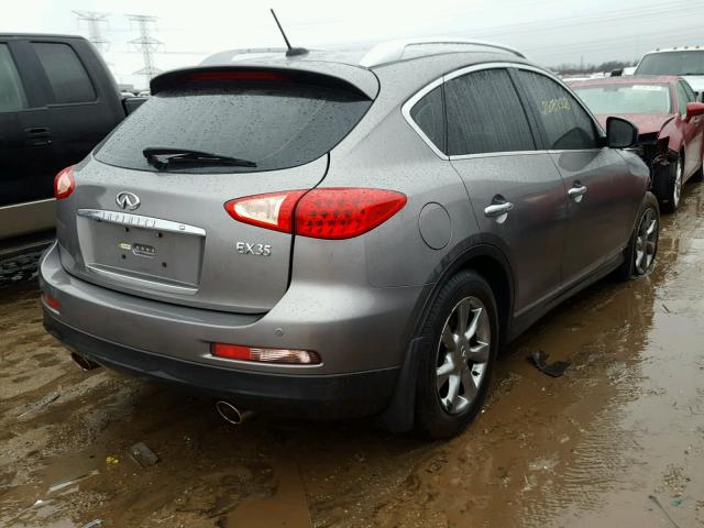 JNKAJ09F28M361225 - 2008 INFINITI EX35 BASE GRAY photo 4