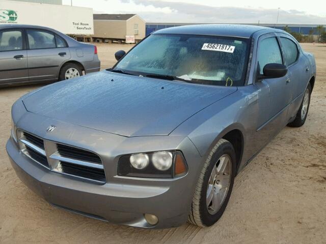 2B3KA43G27H760007 - 2007 DODGE CHARGER SE BLUE photo 2