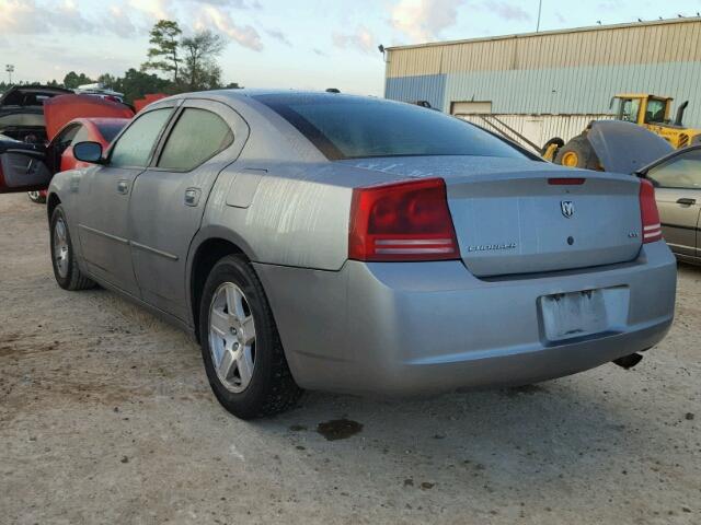 2B3KA43G27H760007 - 2007 DODGE CHARGER SE BLUE photo 3