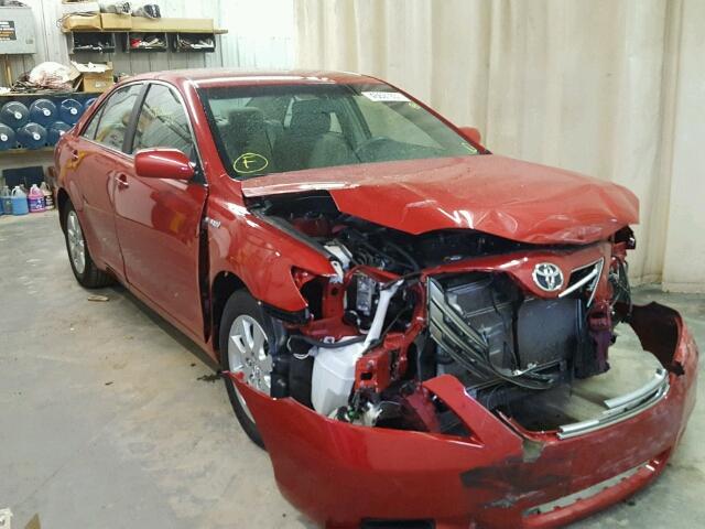 4T1BB46K18U053423 - 2008 TOYOTA CAMRY RED photo 1