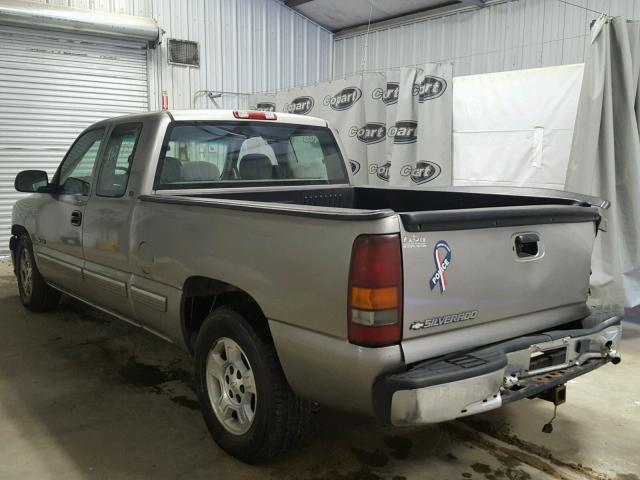 2GCEC19T9Y1286463 - 2000 CHEVROLET SILVERADO SILVER photo 3