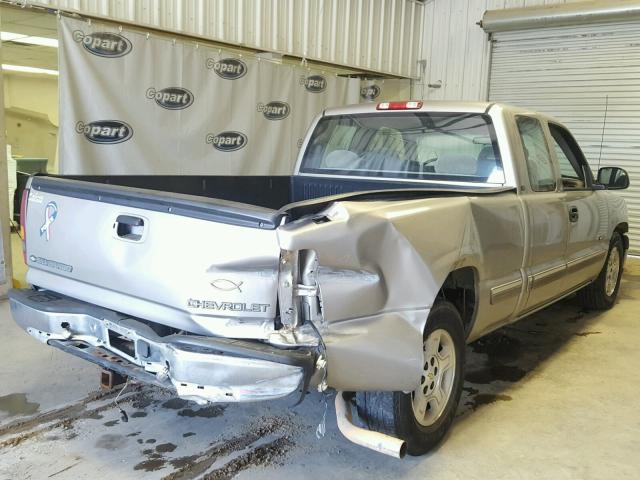 2GCEC19T9Y1286463 - 2000 CHEVROLET SILVERADO SILVER photo 4