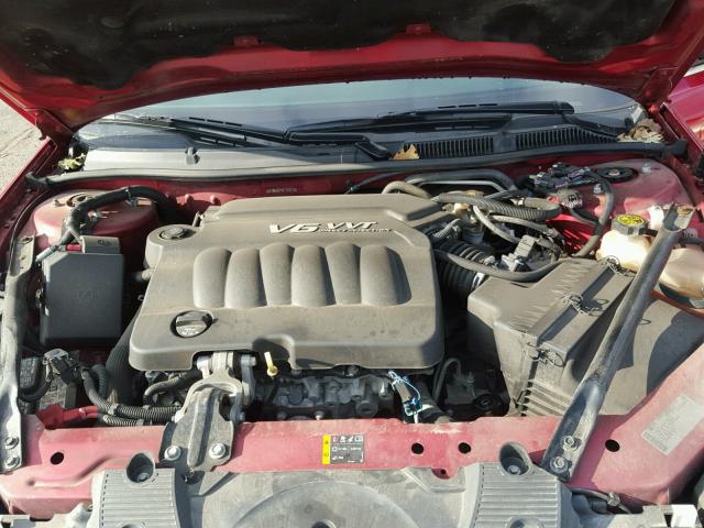 2G1WB5E39D1168372 - 2013 CHEVROLET IMPALA LT MAROON photo 7