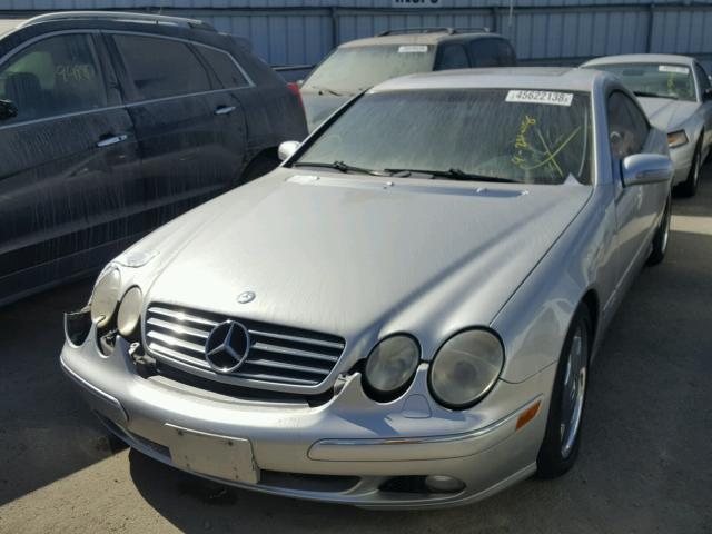 WDBPJ78J52A025201 - 2002 MERCEDES-BENZ CL 600 SILVER photo 2