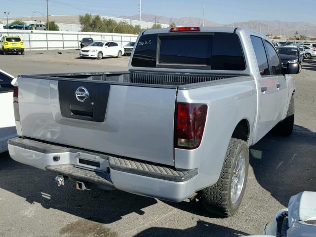 1N6AA07B67N236753 - 2007 NISSAN TITAN XE SILVER photo 4