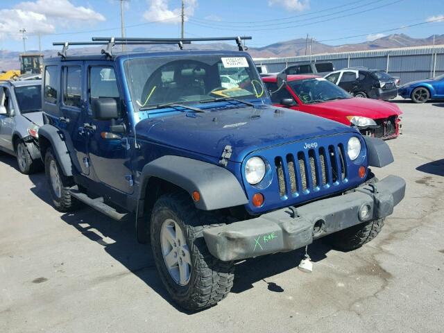 1J4GA39169L722782 - 2009 JEEP WRANGLER U BLUE photo 1