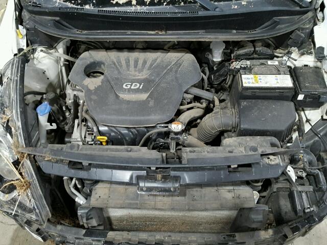 KNADM4A3XD6223717 - 2013 KIA RIO LX Սպիտակ լուսանկար 7