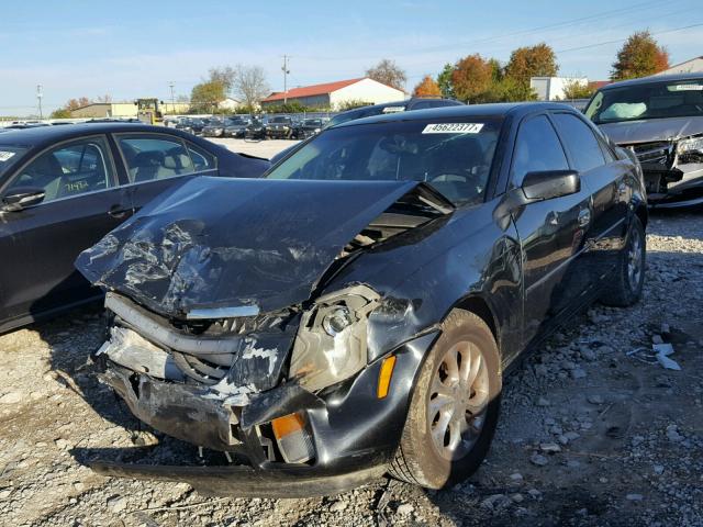 1G6DP567250100920 - 2005 CADILLAC CTS BLACK photo 2