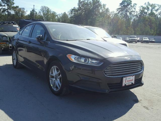 3FA6P0H77ER171073 - 2014 FORD FUSION SE BLACK photo 1