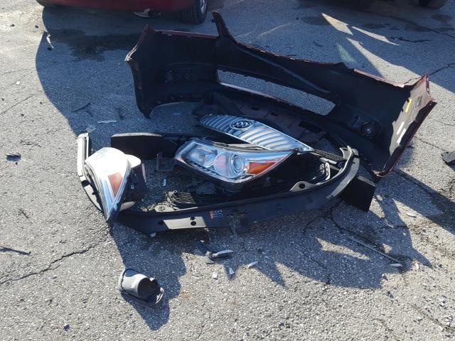 1G4GJ5E39CF322743 - 2012 BUICK LACROSSE T RED photo 9