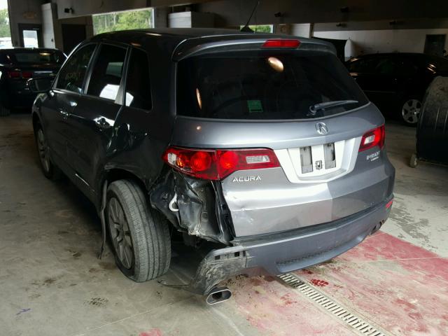 5J8TB2H56CA001821 - 2012 ACURA RDX TECHNO GRAY photo 3