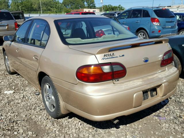 1G1NE52J82M627415 - 2002 CHEVROLET MALIBU LS Qızıl foto 3