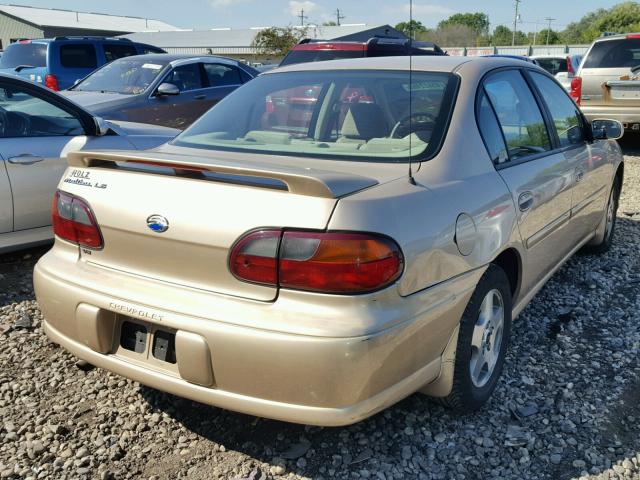 1G1NE52J82M627415 - 2002 CHEVROLET MALIBU LS Qızıl foto 4