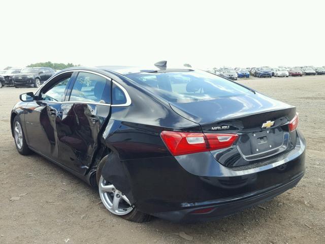 1G1ZB5ST8HF246754 - 2017 CHEVROLET MALIBU LS შავი ფოტო 3