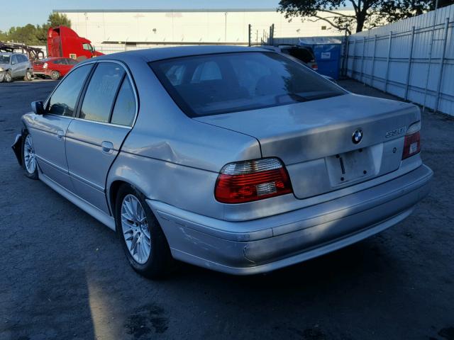 WBADT63481CF03804 - 2001 BMW 530 I AUTO SILVER photo 3