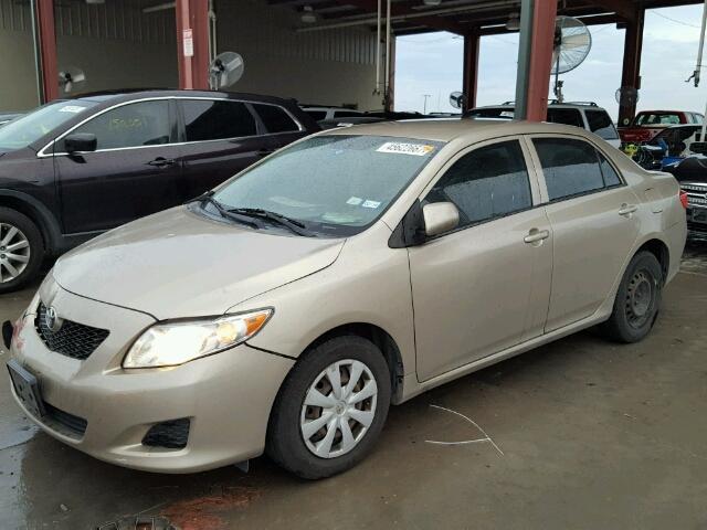 1NXBU40E39Z155160 - 2009 TOYOTA COROLLA BA TAN photo 2