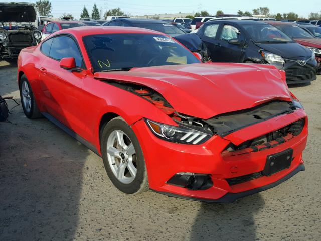 1FA6P8TH4F5434977 - 2015 FORD MUSTANG ORANGE photo 1