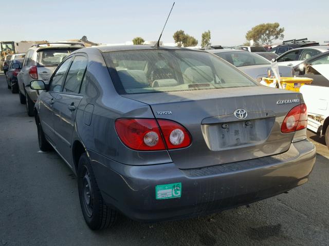 1NXBR32E26Z677833 - 2006 TOYOTA COROLLA CE GRAY photo 3