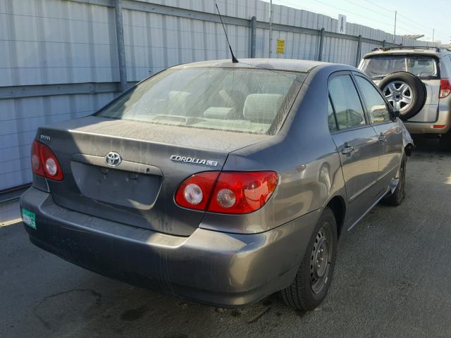 1NXBR32E26Z677833 - 2006 TOYOTA COROLLA CE GRAY photo 4