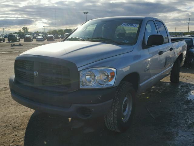 1D7HU18N78S595593 - 2008 DODGE RAM 1500 S SILVER photo 2