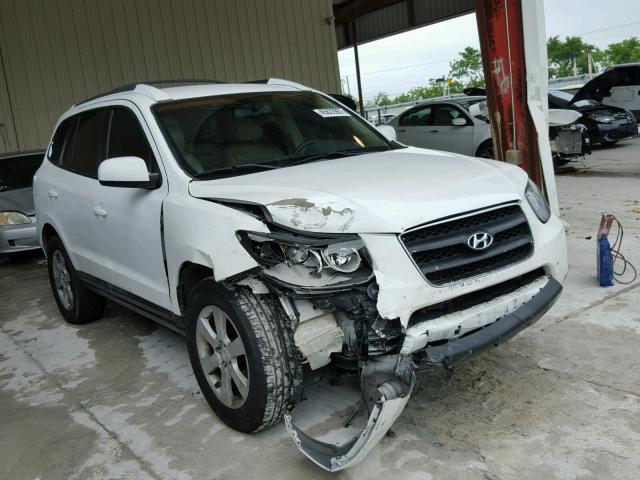 5NMSH13E47H048027 - 2007 HYUNDAI SANTA FE S WHITE photo 1