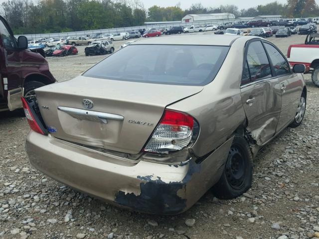 4T1BE32K13U779251 - 2003 TOYOTA CAMRY BEIGE photo 4