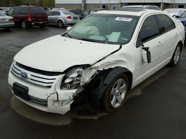 3FAHP07Z88R114011 - 2008 FORD FUSION SE WHITE photo 2